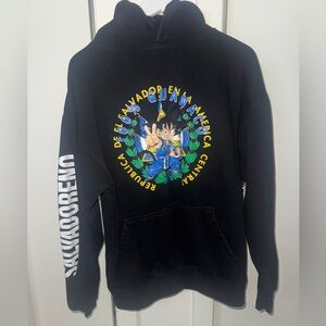 Black Hoodie with Graphic Design
